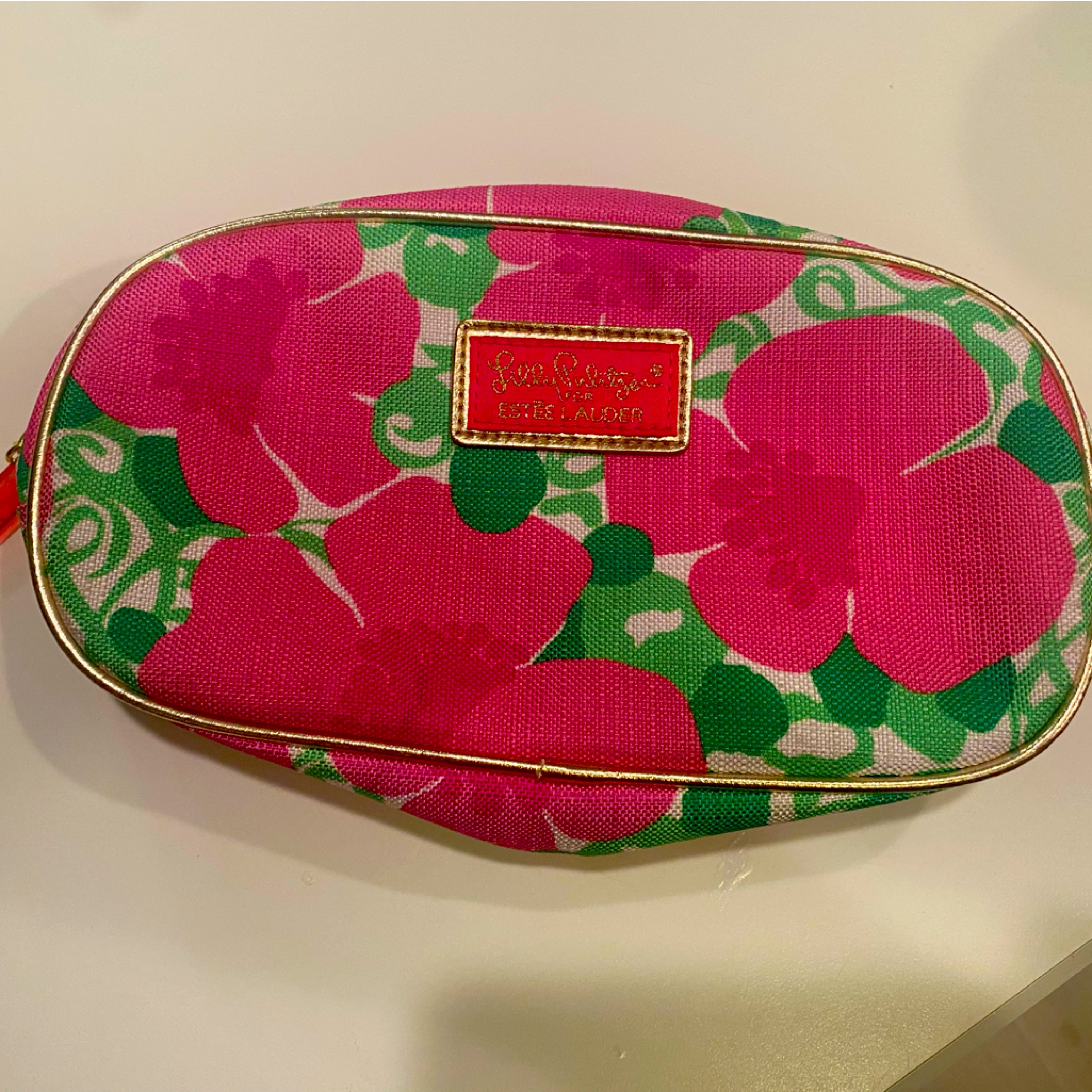 Lily Pulitzer For Estee Lauder Floral Make Up Bag Brand New